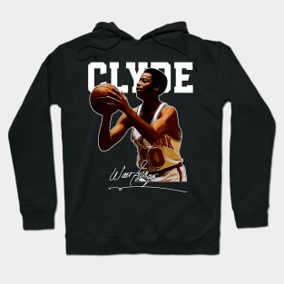 Walt Frazier The Clyde Basketball Legend Signature Vintage Retro 80s 90s Bootleg Rap Style Hoodie